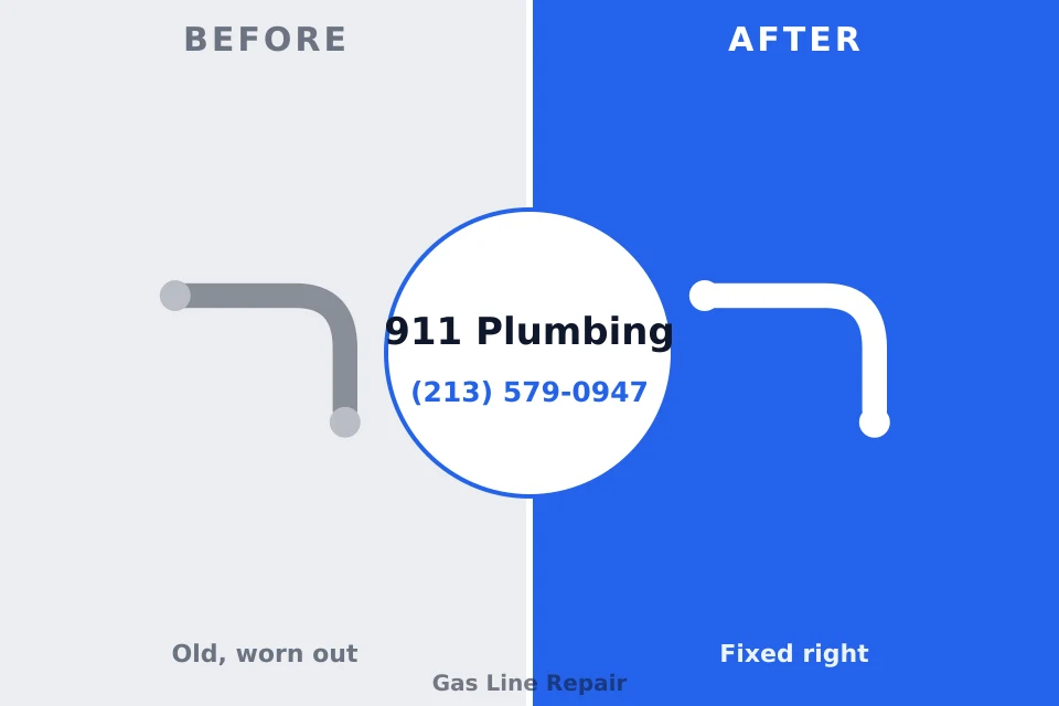 Before and after: plumbing company Rio Hondo, TX